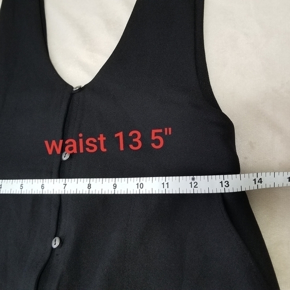 MELROSE & Market, black button up Jumpsuit Size XS. - Picture 8 of 11